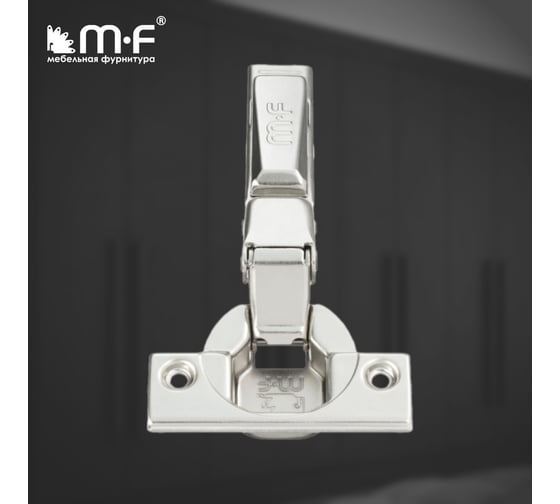 Петля MF Prima All-2-Way 3D, Clip-on, внутренняя, с доводчиком, мягкий ход, никель, в сборе 18104v