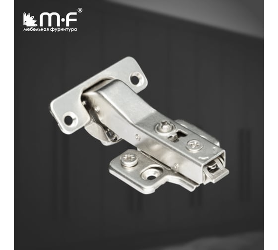3D петля MF UNIHOPPER с доводчиком, 45, 48мм, с декор. накладкой 20224v