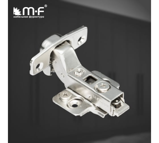 3D петля MF UNIHOPPER с доводчиком, внутренняя, 48 мм, с декор. накладкой 20221v