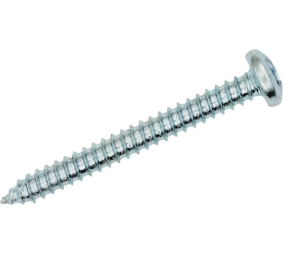 Саморез ЦКИ DIN 7981 3.9x45, остроконечный, цинк, Ph2, 100 шт. 39538