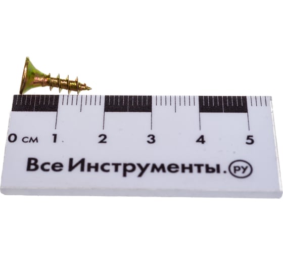 Шуруп VIPкрепеж желтый цинк 4,5х16 21шт 11354 VIP