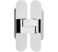 Петля AGB E30200.02.91.567 белый, ECLIPSE 3.0, 4 накладки в комплекте, блистер 43037