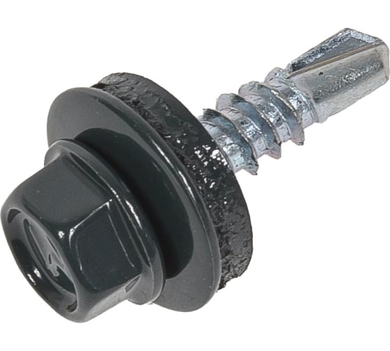 Кровельный саморез Daxmer 4,8x19 RAL 7016 сверло №2, 250 шт 00000335104
