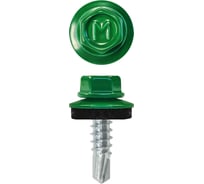 Кровельный саморез Daxmer 4,8x19 RAL 6029 сверло №2, 250 шт 00000325524