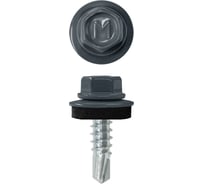 Кровельный саморез Daxmer 4,8x19 RAL 7016 сверло №2, 400 шт 00000435315
