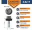 Кровельный саморез Daxmer 4,8x19 RAL 9007 сверло №2, 250 шт 00000340019 2