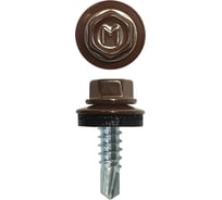 Кровельный саморез Daxmer 4,8x19 RAL 8017 сверло №2, 250 шт 00000316880