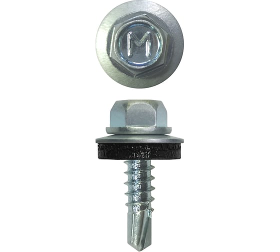Кровельный саморез Daxmer 4,8x19 Цинк сверло №2, 250 шт 00000316881