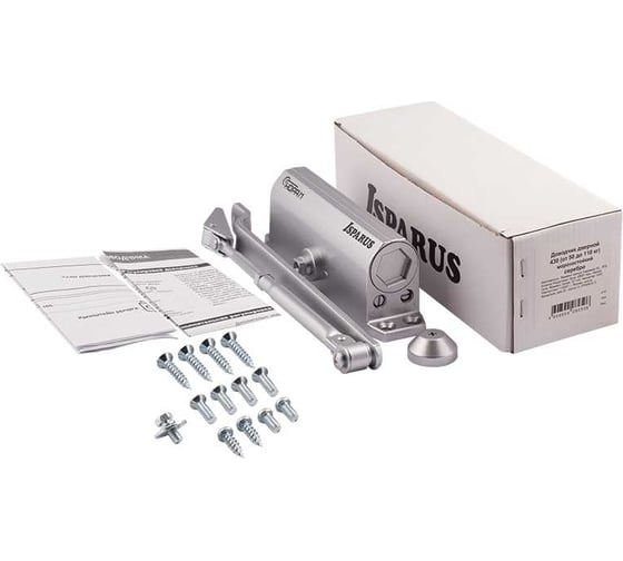 Доводчик НОРА-М Isparus 430 Plus серебро 4606555095940