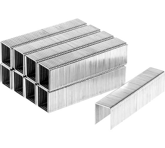 Скобы закаленные Flex 215-012 (1000 шт; 14х11.3х1.2 мм; тип 53F) для степлера HAMMER 163583 1