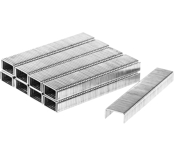 Скобы закаленные Flex 215-017 (1000 шт; 6х11.3х1.2 мм; тип 53F) для степлера HAMMER 162624 1