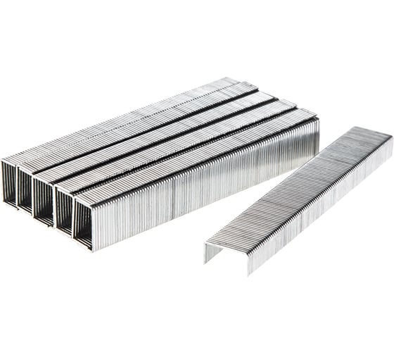 Скобы закаленные Flex 215-012 (1000 шт; 6х11.3х0.75 мм; тип 53) для степлера HAMMER 161863 1