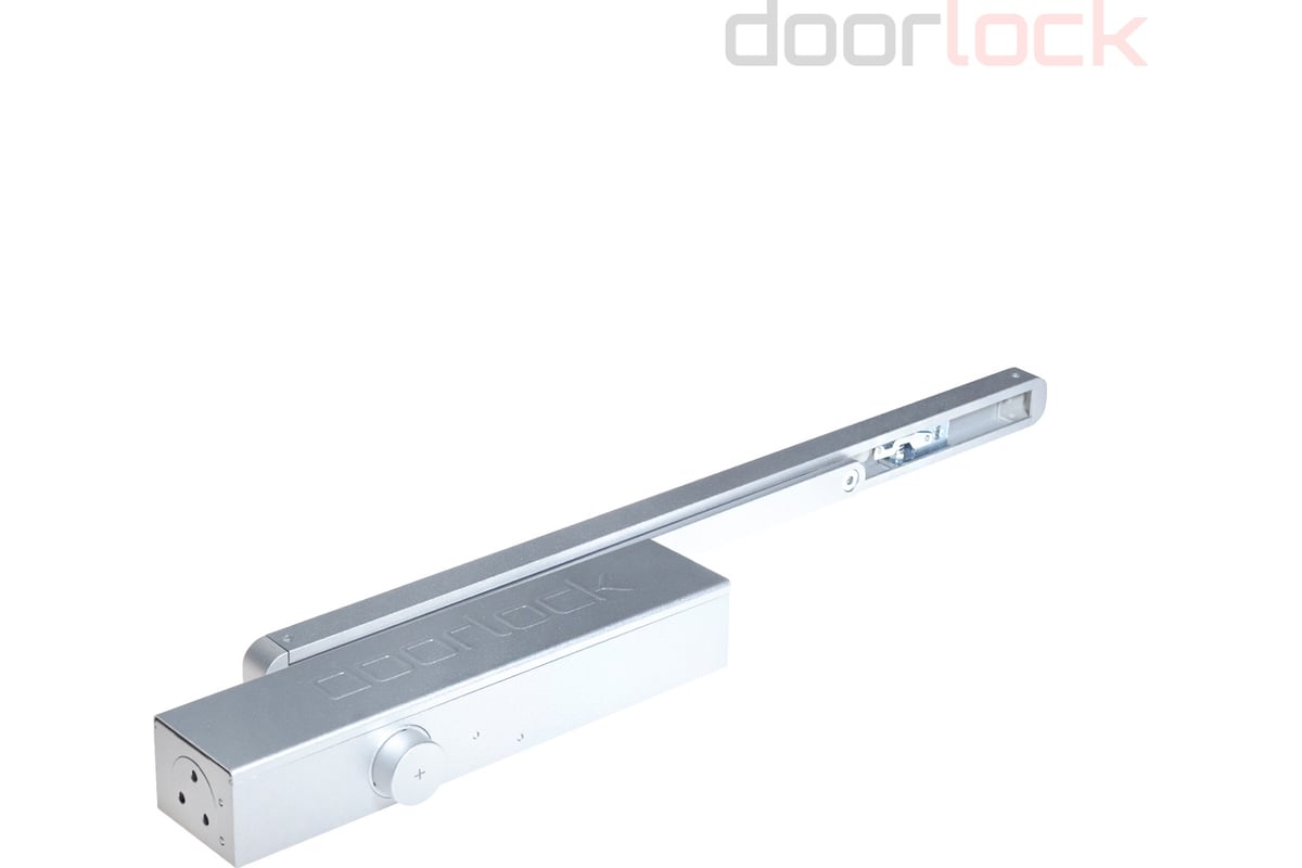 Доводчик Doorlock DL300S/N BC HO EN3-5 со скользящей тягой серебристый ...