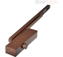 Доводчик Doorlock DL340S/N BC HO EN1-4 со скользящей тягой коричневый 75580