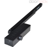 Доводчик Doorlock DL340S/N BC HO EN1-4 со скользящей тягой черный 75581