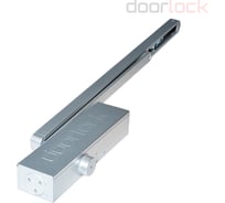 Доводчик Doorlock DL340S/N BC HO EN1-4 со скользящей тягой серебристый 75578