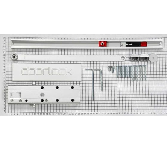 Доводчик Doorlock DL340S/N BC HO EN1-4 со скользящей тягой серебристый 75578