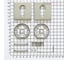 Ключевина под цилиндр Doorlock DL ES02/S/С Slim MBSN матовый никель, квадратная розетка, пара 73260 4