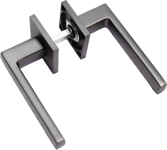 Ручка Doorlock DL Stone A43S Slim GR графит, квадратная розетка, толщина двери 35-55мм 73248