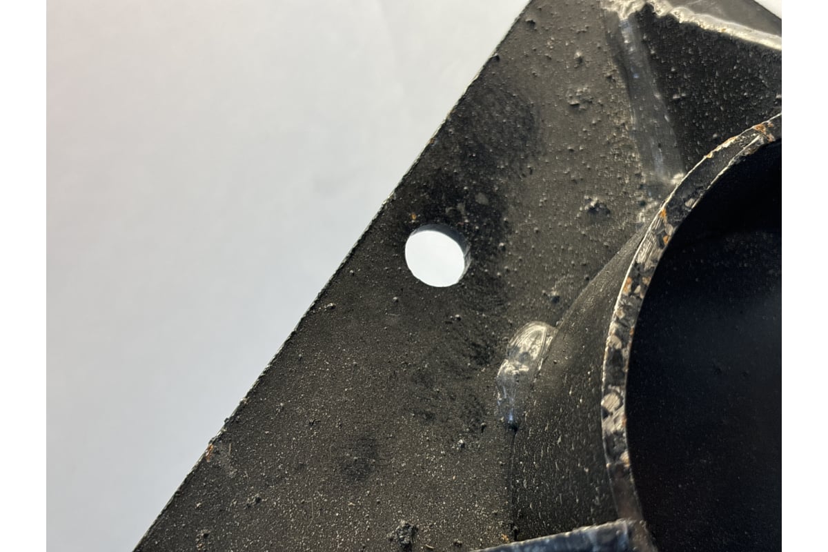 Оголовок для сваи Русская Свая 200x200x4 мм, d108 мм, усиленный, с 4 ...