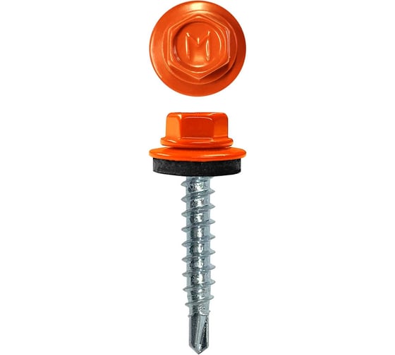 Кровельный саморез Daxmer 4,8x29 RAL 2004 сверло №1, 250 шт 00000306039