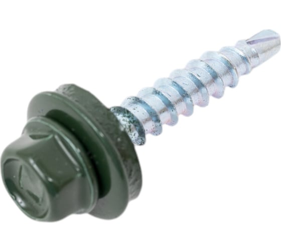 Кровельный саморез Daxmer 4,8x29 RAL 6020 сверло №1, 250 шт 00000303825