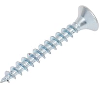 Саморез универсальный МЕТАЛЛСЕРВИС 4x30 белый цинк 30шт. МС 1265616