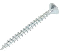 Саморез универсальный МЕТАЛЛСЕРВИС 4x40 белый цинк 20шт. МС 1265624