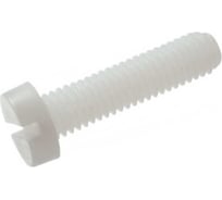 Винт ЦКИ DIN84 М2.5x16 полиамид, SL 3.5x0.6, 10 шт. 56124