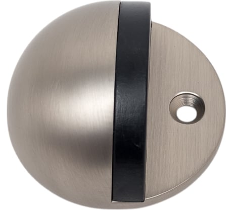 Ограничитель дверной Ренц напольный, никель супер матовый INDS 44 MSN