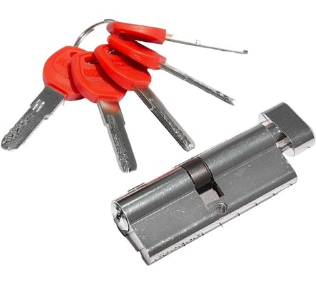 Цилиндр Doorlock V K2300Z N серия Variant, никелированный, 40x40мм, кл/пов. кнопка, 5 перф.ключей 79032