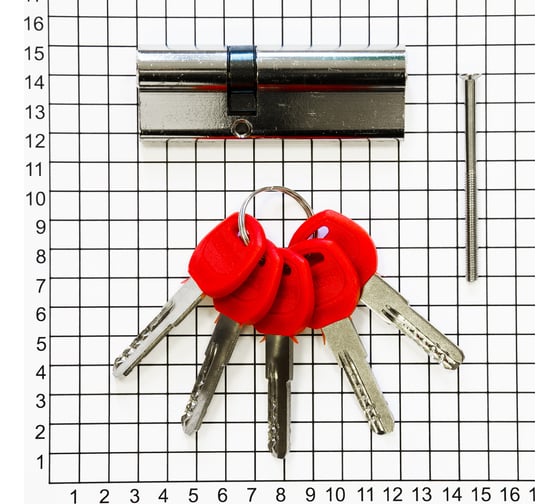 Цилиндр Doorlock V 2300Z N серия Variant, никелированный, 35x55мм, 5 перф.ключей 79026
