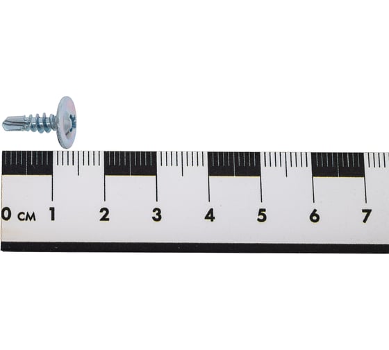Саморез с прессшайбой МЕТАЛЛСЕРВИС 4,2x14 со сверлом, оцинк. 200шт. МС 1265516