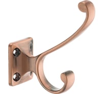 Мебельный крючок KERRON Д90 Ш75 В32, античная медь KR 0130 AC