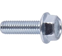 Болт с фланцем ЦКИ DIN 6921, м8x35, рифленый, 10.9, цинк, 25 шт. 76970