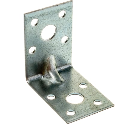 Крепежный усиленный уголок КРЕП-КОМП KUU-50х50х35х2.0 мм 100шт куу50ф100