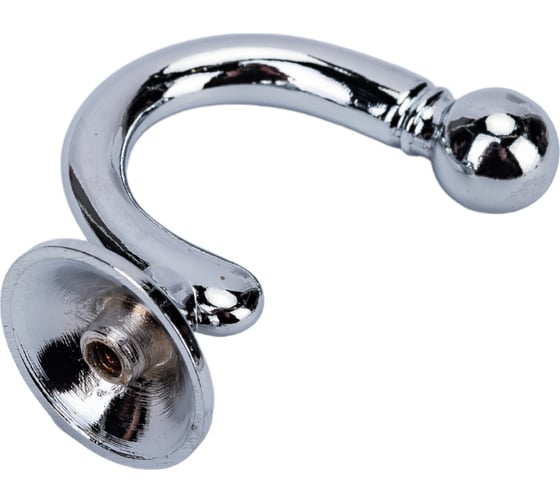 Мебельный крючок KERRON Д52 Ш40 В20, хром KR 0150