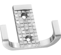 Двухрожковый мебельный крючок Kerron матовый хром KR-0160-SC