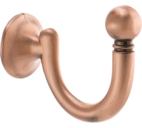 Мебельный крючок KERRON Д52 Ш40 В20, античная медь KR 0150 AC