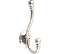 Мебельный крючок KERRON Д60 Ш130 В35, матовый никель KR 0180 SN