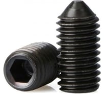 Винт установочный ЦКИ DIN 914 м8x14 45h, оксидированный, hex 4, 10 шт. 12456