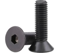 Винт ЦКИ DIN 7991 м2x6, 10.9, оксидированный, hex 2, 100 шт. 51082