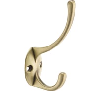 Двухрожковый мебельный крючок Kerron античная бронза KR-0030-AB
