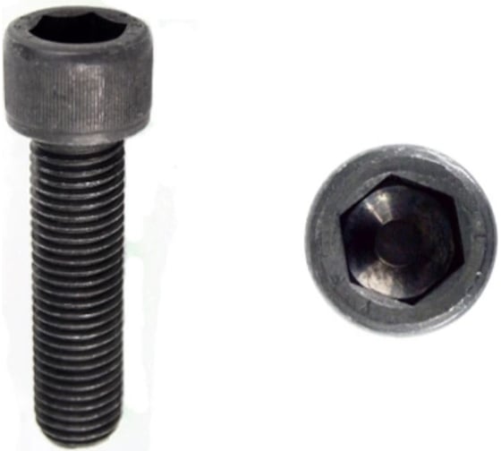 Винт ЦКИ DIN 912 м10x45, полная резьба, 12.9, оксидированный, hex 8, 10 шт. 55590 1