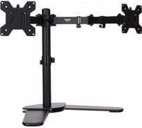 Кронштейн для мониторов BURO ЖК M042 черный 17"-27" максимальный вес 8 кг, настольный поворот и наклон 1174945