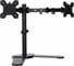 Кронштейн для мониторов BURO ЖК M042 черный 17"-27" максимальный вес 8 кг, настольный поворот и наклон 1174945 1