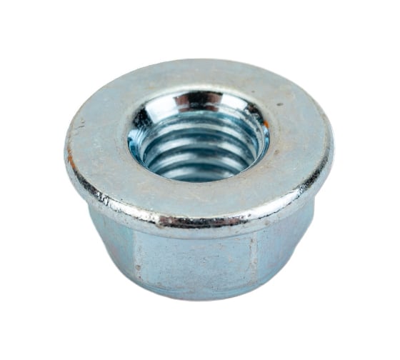 Гайка с фланцем ЦКИ DIN6927 М12 самоконтр., 10 Ц SW 19, 10 шт. 80620