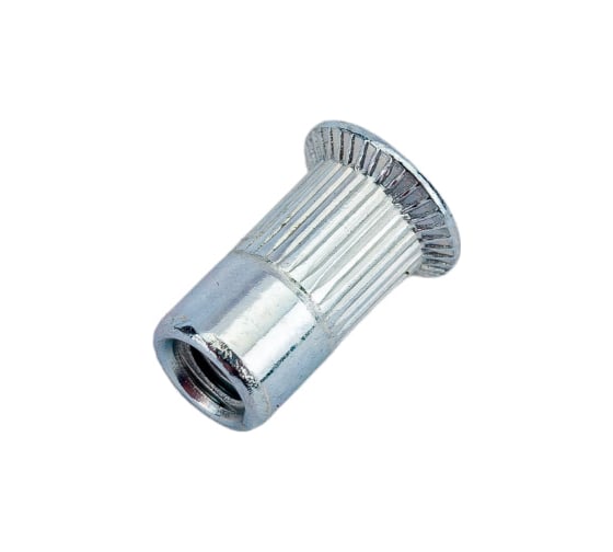Заклепка-гайка ЦКИ М3x9.5 потайн. рифл. СТ. Ц REX под пакет 1.0-2.5 мм, 50 шт. 77139 1