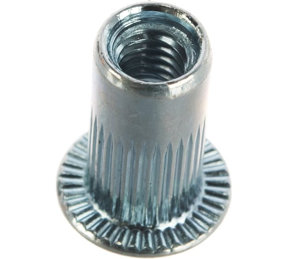 Заклепка-гайка ЦКИ М3x10 плоск. рифл. удл. СТ. Ц REX 100 шт. 59085