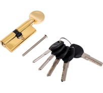 Цилиндровый механизм Аллюр HD FG 70-5К BP 35x35G, латунь, перф. ключ/вертушка 16261